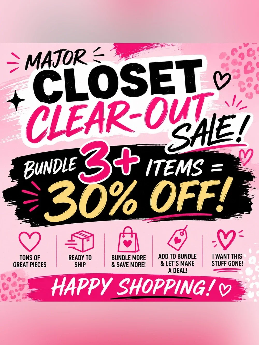 ANY 3+ ITEMS BUNDLED FOR 30% OFF!